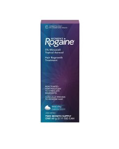 Women's Rogaine 5% Minoxidil Foam for Hair Thinning and Loss, Topical Treatment for Women's Hair Regrowth, 2-Month Supply
