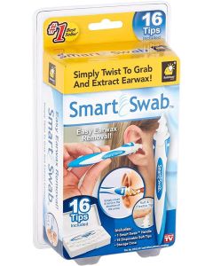 Saiyam Smart Swab - Easy Earwax Removal with 16 Replacement Disposable Soft Tips