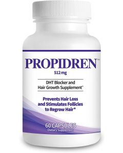Propidren by HairGenics - DHT Blocker with Saw Palmetto To Prevent Hair Loss and Stimulate Hair Follicles to Stop Hair Loss and Regrow Hair.
