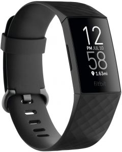Fitbit Charge 4 Fitness and Activity Tracker with Built-in GPS, Heart Rate, Sleep & Swim Tracking, Black, One Size
