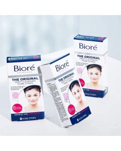 Bioré Original, Deep Cleansing Pore Strips, Nose Strips for Blackhead Removal, with Instant Pore Unclogging, 14 Count, features C-Bond Technology, Oil-Free, Non-Comedogenic Use