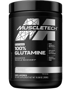 Muscletech Glutamine Powder, 100% Ultra Pure L-Glutamine For Muscle Endurance & Recovery, 60-Day Supply, 10.58 Oz (300G)