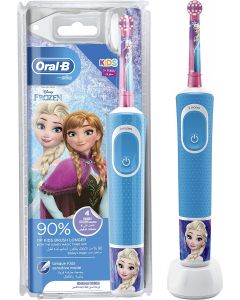 Oral-B Kids Vitality 100 Electric Rechargeable Toothbrush (Frozen) with UAE 3 pin plug