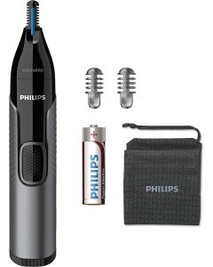 Philips, Nose Trimmer series NT3000, Black/Silver, NT3650/16