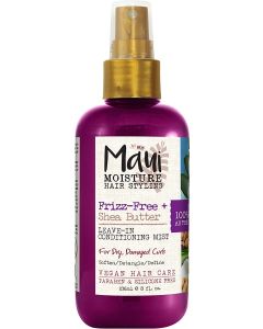 Maui Moisture Frizz-Free + Shea Butter Leave-in Conditioning Mist, Curly Hair Styling, No Drying Alcohols, Parabens or Silicone, 8oz
