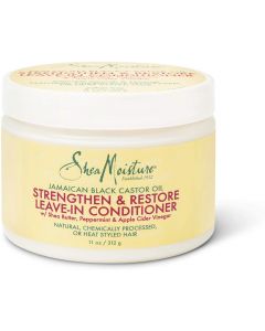 Shea Moisture Jamaican Black Castor Oil Strengthen And Grow Leave-In Conditioner For Unisex, 325 gm