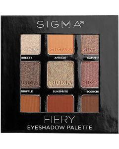 Sigma Beauty The Essentials Eyeshadow Palette, Paraben-free, Pigmented & blendable MATTE & SHIMMER shades by Stephanie Lange, Long-lasting Vegan makeup.