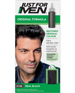 Just For Men Hair Colouring Kit, Real Black H55