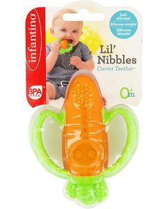 Infantino Good Bites Textured Carrot Teether, 216216, 0+ Months