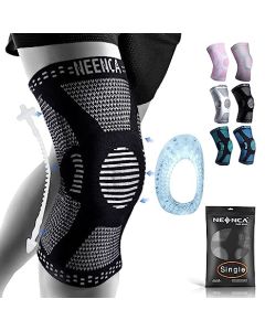 NEENCA Professional Knee Brace，Compression Knee Sleeve with Patella Gel Pad & Side Stabilizers Knee Support Bandage for Pain Relief Medical Knee Pad for ACL Running Joint Recovery