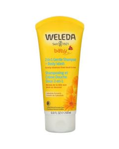 WELEDA BABY Calendula 2-in-1 Gentle Shampoo + Body Wash, 200ml