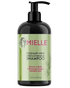 Mielle Organics Rosemary Mint Strengthening Shampoo, Infused w/Biotin, 12 Ounces