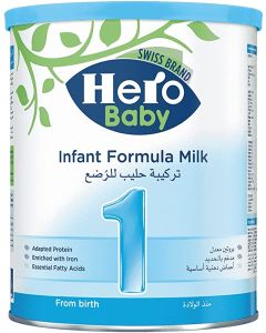 Hero Baby Infant Formula Milk 1, From Birth - 400 gm