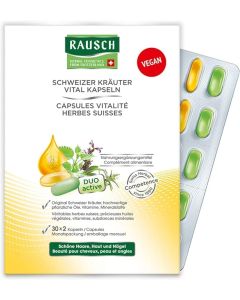 Rausch Swiss Herbal Vitality 30 Capsules