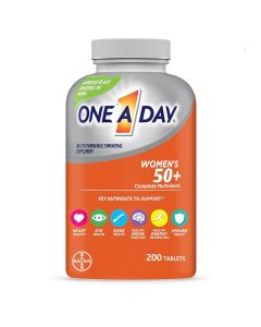 ONE A DAY Women’s 50+ Healthy Advantage Multivitamins, Supplement with Vitamins A, C, E, B1, B2, B6, B12, Vitamin D and Calcium, 200 Count