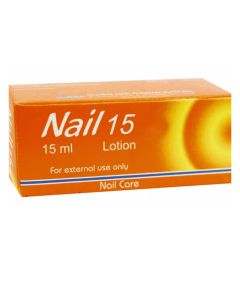 Nail 15 solution for nails to strengthen them and prevent them from breaking 15 ml
