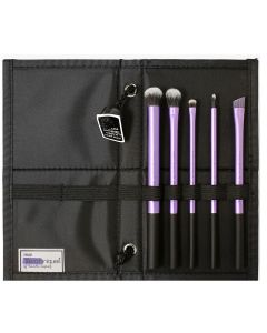 Real Techniques by Samantha Chapman, Your Eyes/Enhanced Starter Set, 5 Brushes With Case