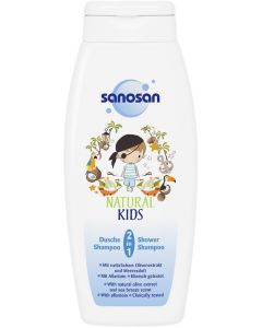 Sanosan Natural 2 In 1 Kids Shampoo & Shower 250ml