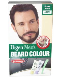 Bigen Men's Beard Colour , B102 Brown Black , No Ammonia
