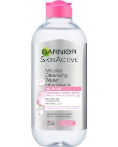 Garnier Micellar Water Face Eyes Lips Cleanser and Daily Make-up Remover, 400ml