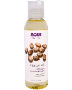 Now Castor Oil 4 oz. 100% Pure
