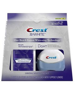 Crest 3D White Whitestrips with Light Teeth Whitening Kit 10 Treatments