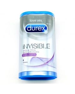 Durex Invisible Extra Thin - 8 Condoms