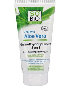 SO' BiO Hydra Aloe Vera Purifying Cleanser 3-In-1 150 ml